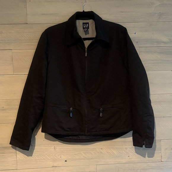 GAP Women's Dark Jacket with Zip - Picture 1 of 8